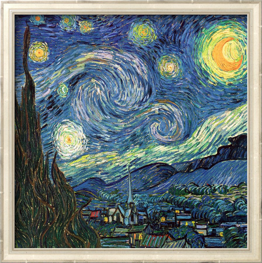 Blue Sky - Van Gogh Painting On Canvas